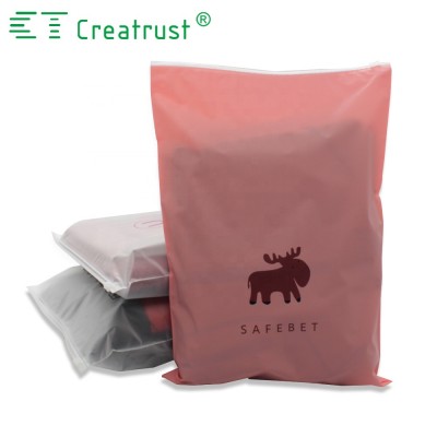 Shenzhen Wholesale Frosted Plastic Slider Zipper Bag for clothes