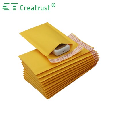 Yellow Bubble Mailers Courier Bag Kraft Paper bubble envelope