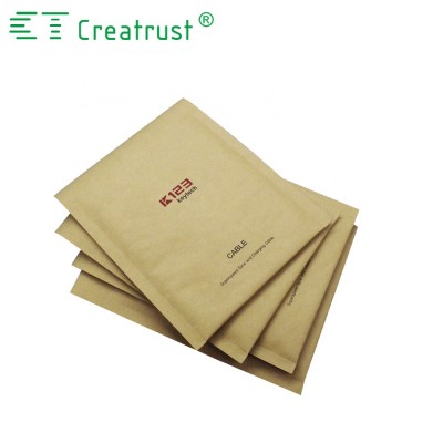 Factory Customized Printing A4 Envelope Brown Kraft Bubble Bag