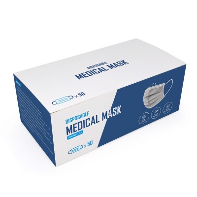 Chinese manufacturer kn95 box English version mask box civilian disposable mask carton customization