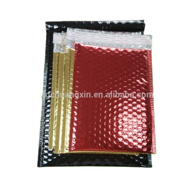 fashionable metallic bubble padded envelope widely use to phone case packaging